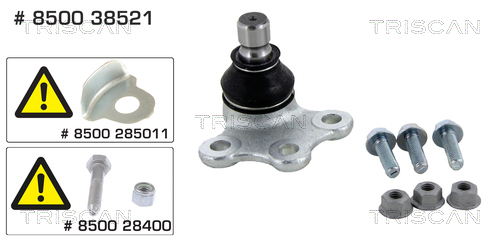 Articulatie sarcina/ghidare 8500 38521 TRISCAN - Pivot inferior/superior Articulatie sarcina/ghidare 8500 38521 TRISCAN - Pivot inferior/superior