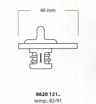 termostat,lichid racire 8620 12191 TRISCAN - Termostat termostat,lichid racire 8620 12191 TRISCAN - Termostat