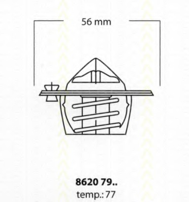 termostat,lichid racire 8620 7977 TRISCAN - Termostat termostat,lichid racire 8620 7977 TRISCAN - Termostat