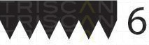Curea transmisie cu caneluri 8640 601873 TRISCAN - Transmisie - kit accesorii Curea transmisie cu caneluri 8640 601873 TRISCAN - Transmisie - kit accesorii