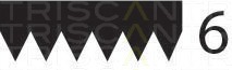 Curea transmisie cu caneluri 8640 602358 TRISCAN - Transmisie - kit accesorii Curea transmisie cu caneluri 8640 602358 TRISCAN - Transmisie - kit accesorii
