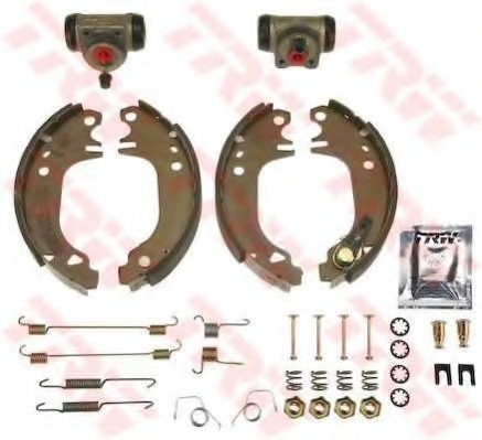 Set saboti frana BK1249 TRW - Material frictiune sabot frana/ sabot frana