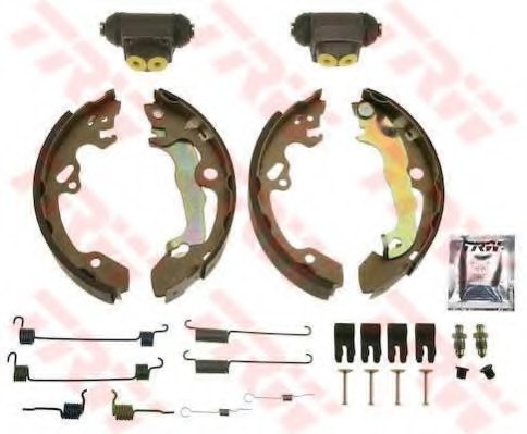 Set saboti frana BK1686 TRW - Frana tambur