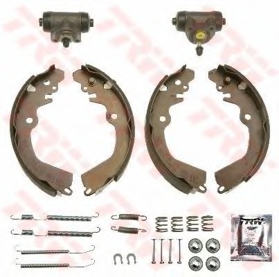 Set saboti frana BK2933 TRW - Material frictiune sabot frana/ sabot frana