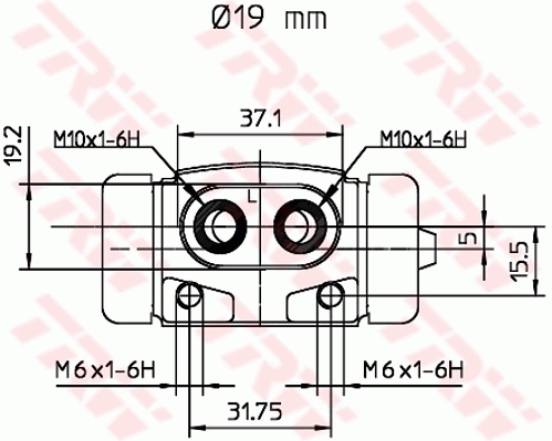 Cilindru receptor frana BWD189 TRW - Cilindru receptor frana