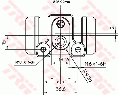 Cilindru receptor frana BWN240 TRW - Cilindru receptor frana Cilindru receptor frana BWN240 TRW - Cilindru receptor frana
