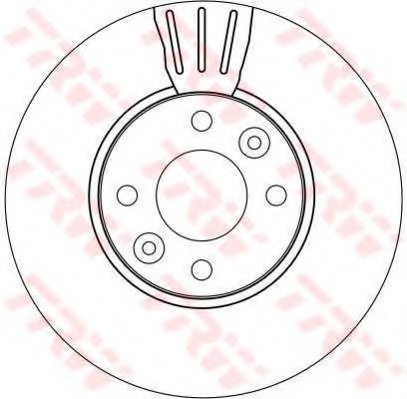 Disc frana DF4267 TRW - Frana disc Disc frana DF4267 TRW - Frana disc