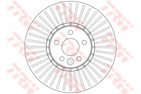 Disc frana DF6472S TRW - Frana disc