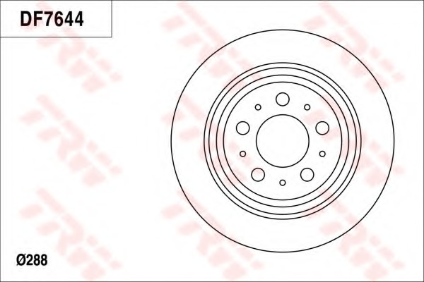 Disc frana DF7644 TRW - Disc frana Disc frana DF7644 TRW - Disc frana