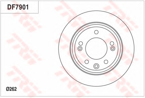 Disc frana DF7901 TRW - Frana disc