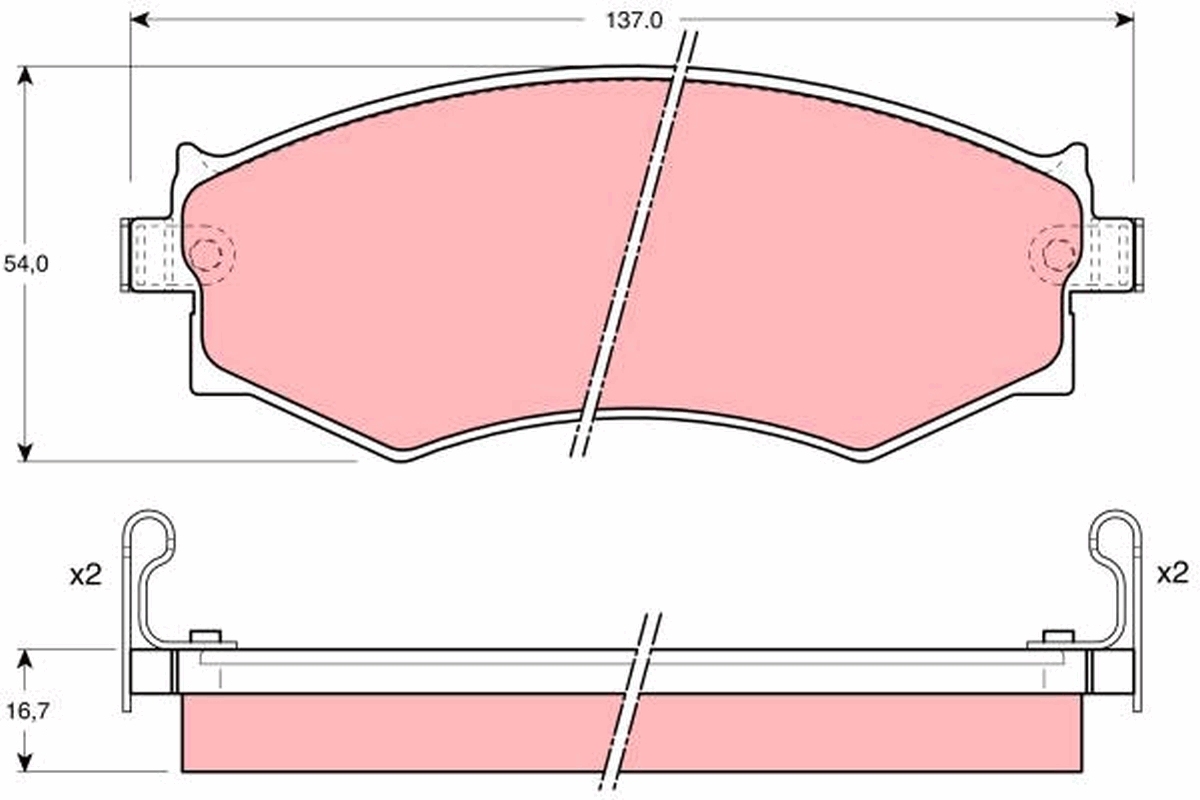 set placute frana,frana disc GDB1008 TRW - Frana disc set placute frana,frana disc GDB1008 TRW - Frana disc