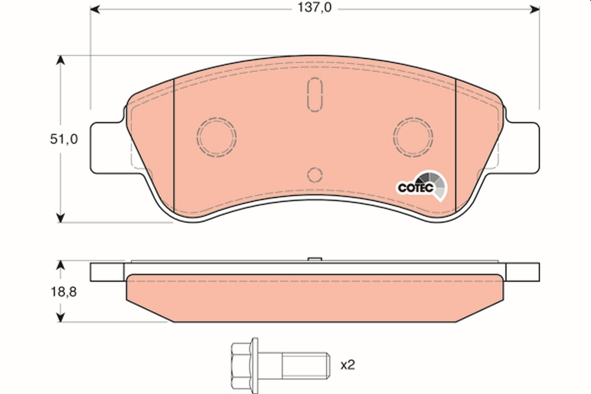 set placute frana,frana disc GDB1463 TRW - Frana disc set placute frana,frana disc GDB1463 TRW - Frana disc