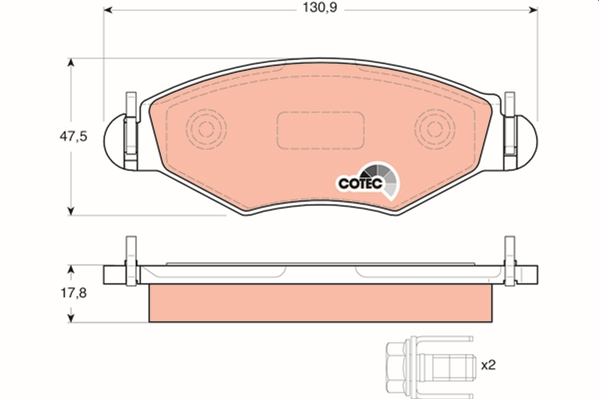 set placute frana,frana disc GDB1500 TRW - Frana disc set placute frana,frana disc GDB1500 TRW - Frana disc