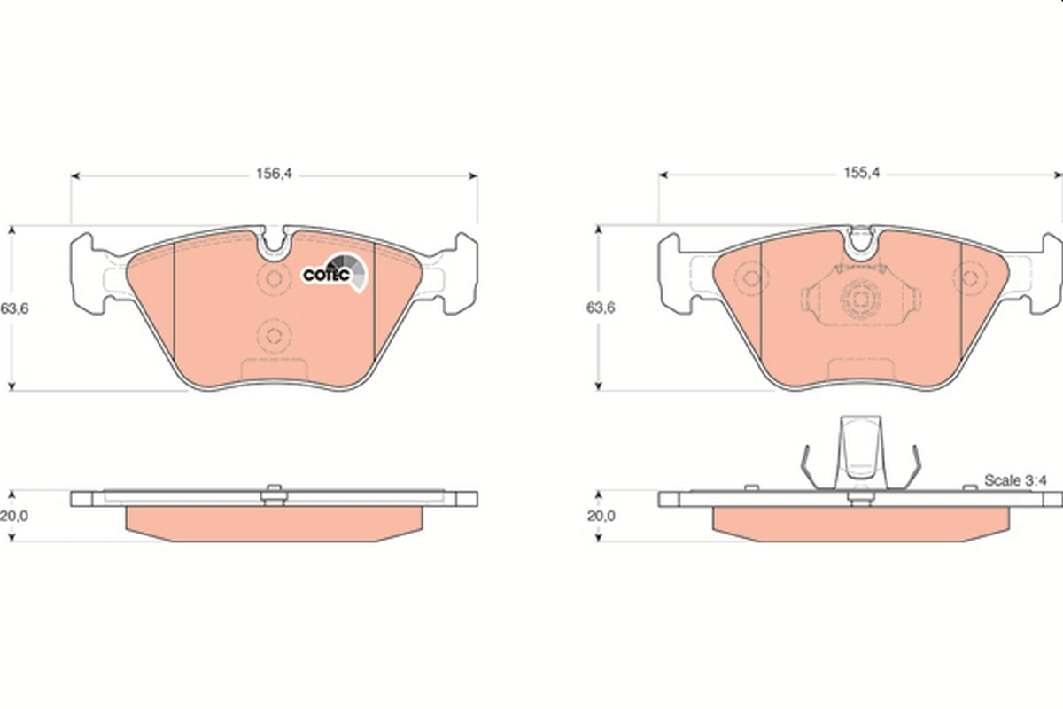 set placute frana,frana disc GDB1531 TRW - Frana disc set placute frana,frana disc GDB1531 TRW - Frana disc