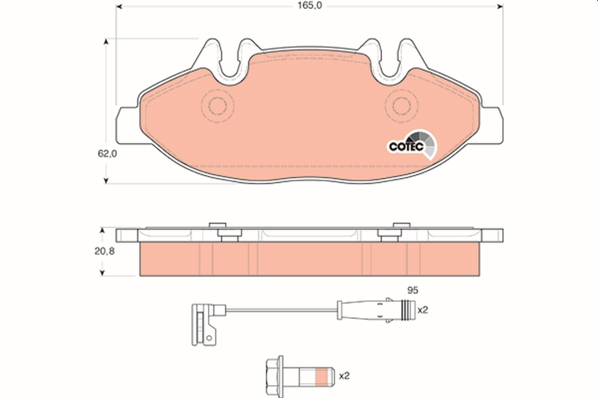 set placute frana,frana disc GDB1600 TRW - Frana disc set placute frana,frana disc GDB1600 TRW - Frana disc