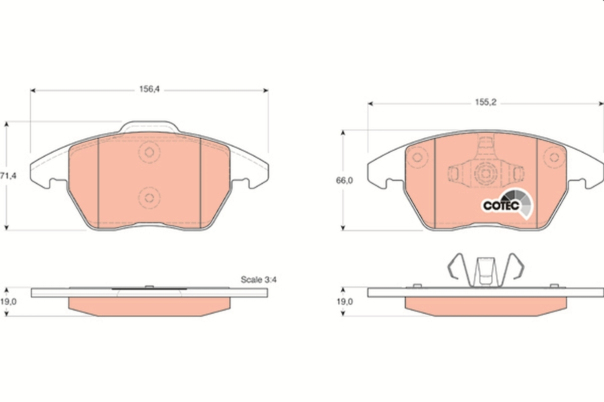 set placute frana,frana disc GDB1605 TRW - Frana disc set placute frana,frana disc GDB1605 TRW - Frana disc