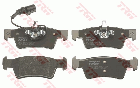 set placute frana,frana disc GDB1671 TRW - Frana disc set placute frana,frana disc GDB1671 TRW - Frana disc