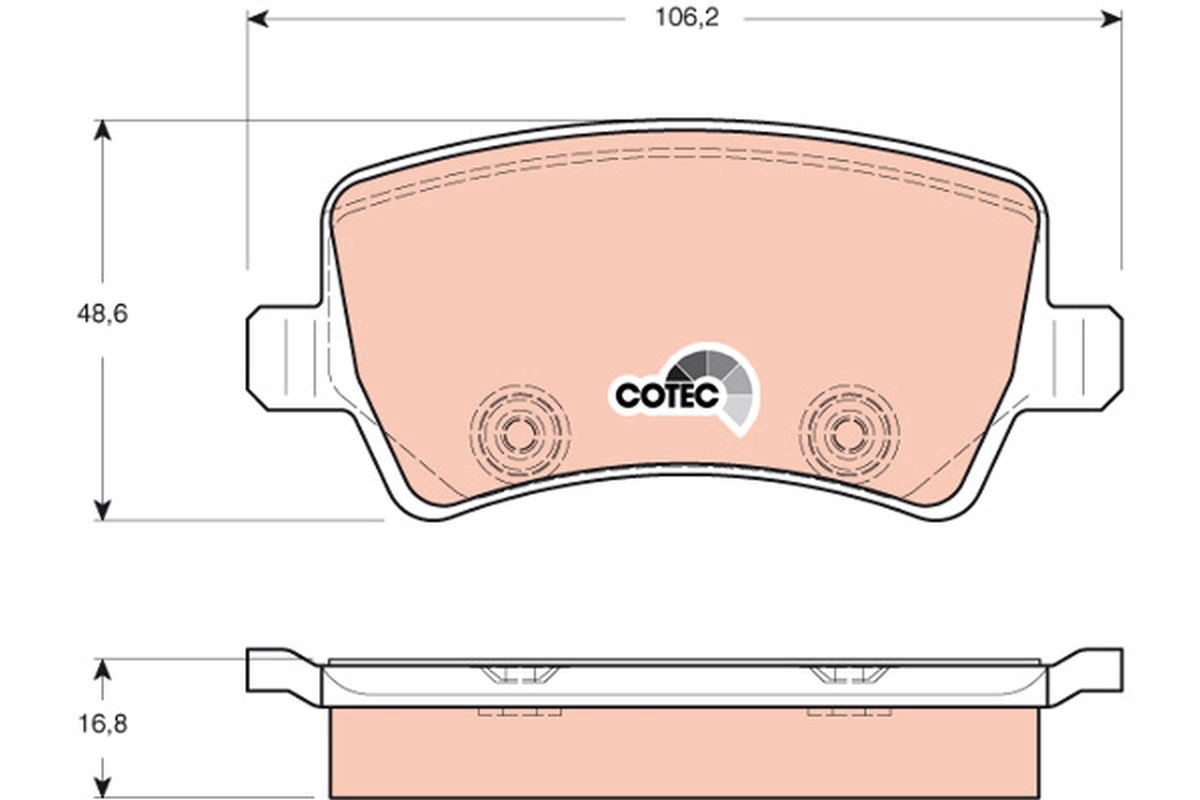 set placute frana,frana disc GDB1685 TRW - Frana disc set placute frana,frana disc GDB1685 TRW - Frana disc