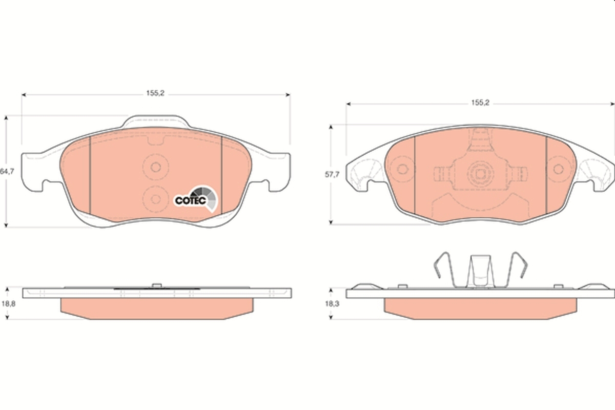 set placute frana,frana disc GDB1690 TRW - Frana disc set placute frana,frana disc GDB1690 TRW - Frana disc
