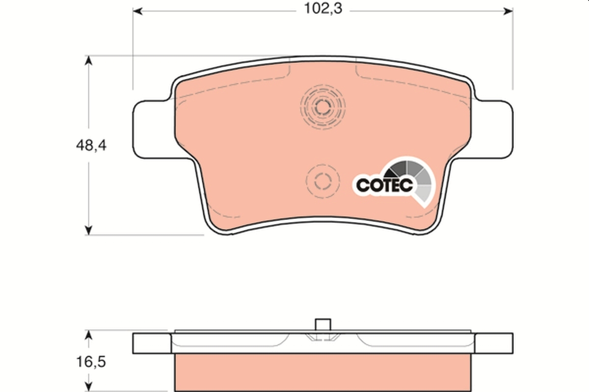 set placute frana,frana disc GDB1692 TRW - Frana disc set placute frana,frana disc GDB1692 TRW - Frana disc