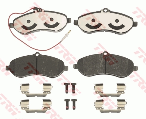 set placute frana,frana disc GDB1719 TRW - Frana disc