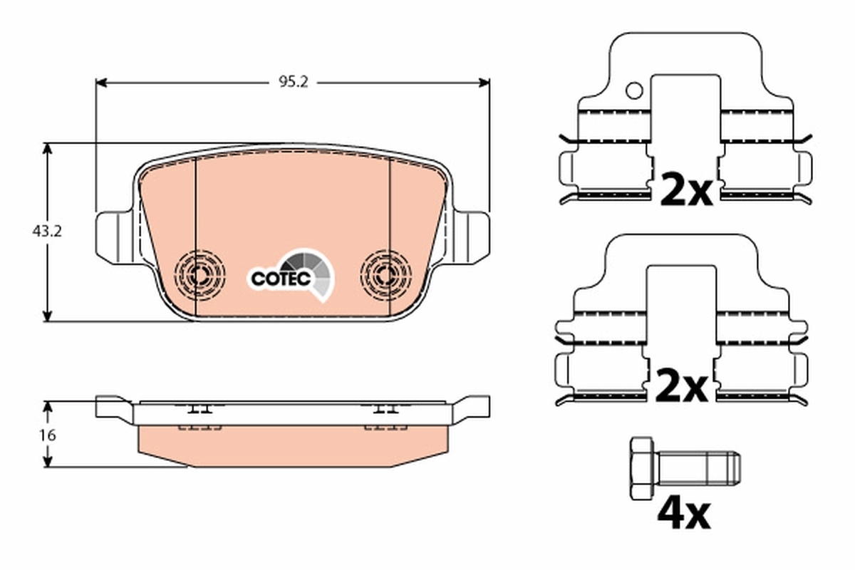 set placute frana,frana disc GDB1732 TRW - Frana disc set placute frana,frana disc GDB1732 TRW - Frana disc