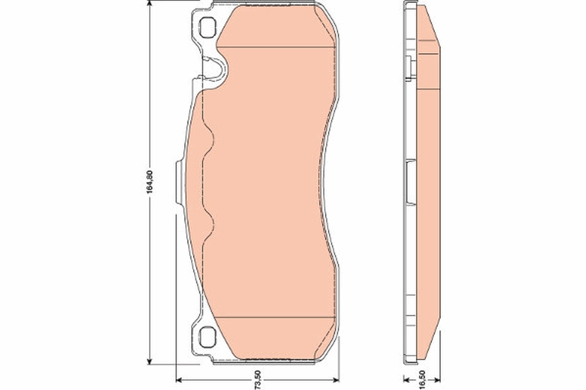 set placute frana,frana disc GDB1802 TRW - Frana disc set placute frana,frana disc GDB1802 TRW - Frana disc