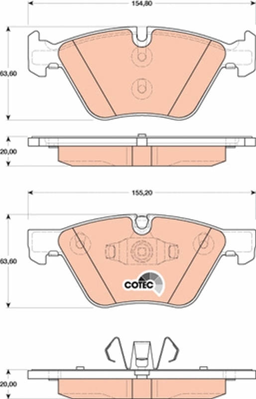 set placute frana,frana disc GDB1810 TRW - Frana disc set placute frana,frana disc GDB1810 TRW - Frana disc