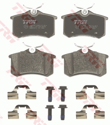 set placute frana,frana disc GDB1813 TRW - Frana disc set placute frana,frana disc GDB1813 TRW - Frana disc