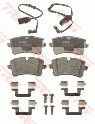 set placute frana,frana disc GDB1867 TRW - Frana disc