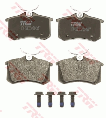 set placute frana,frana disc GDB1973 TRW - Frana disc set placute frana,frana disc GDB1973 TRW - Frana disc