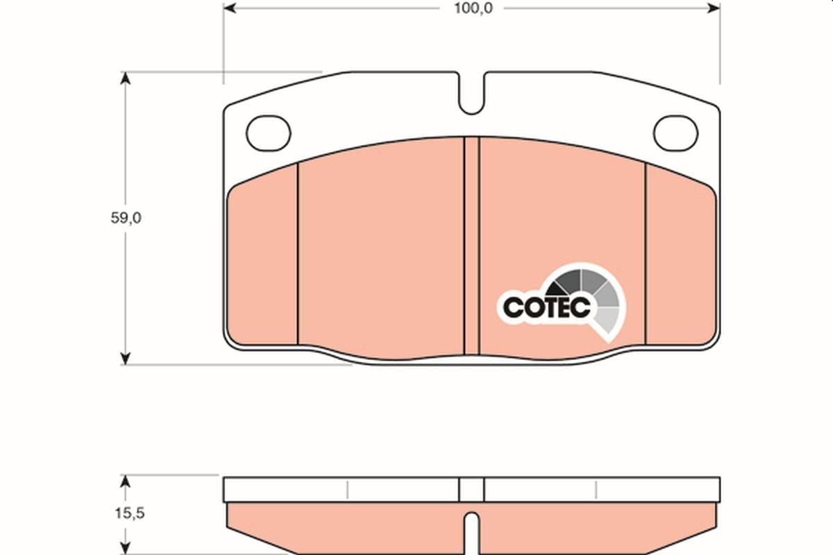 set placute frana,frana disc GDB199 TRW - Frana disc set placute frana,frana disc GDB199 TRW - Frana disc