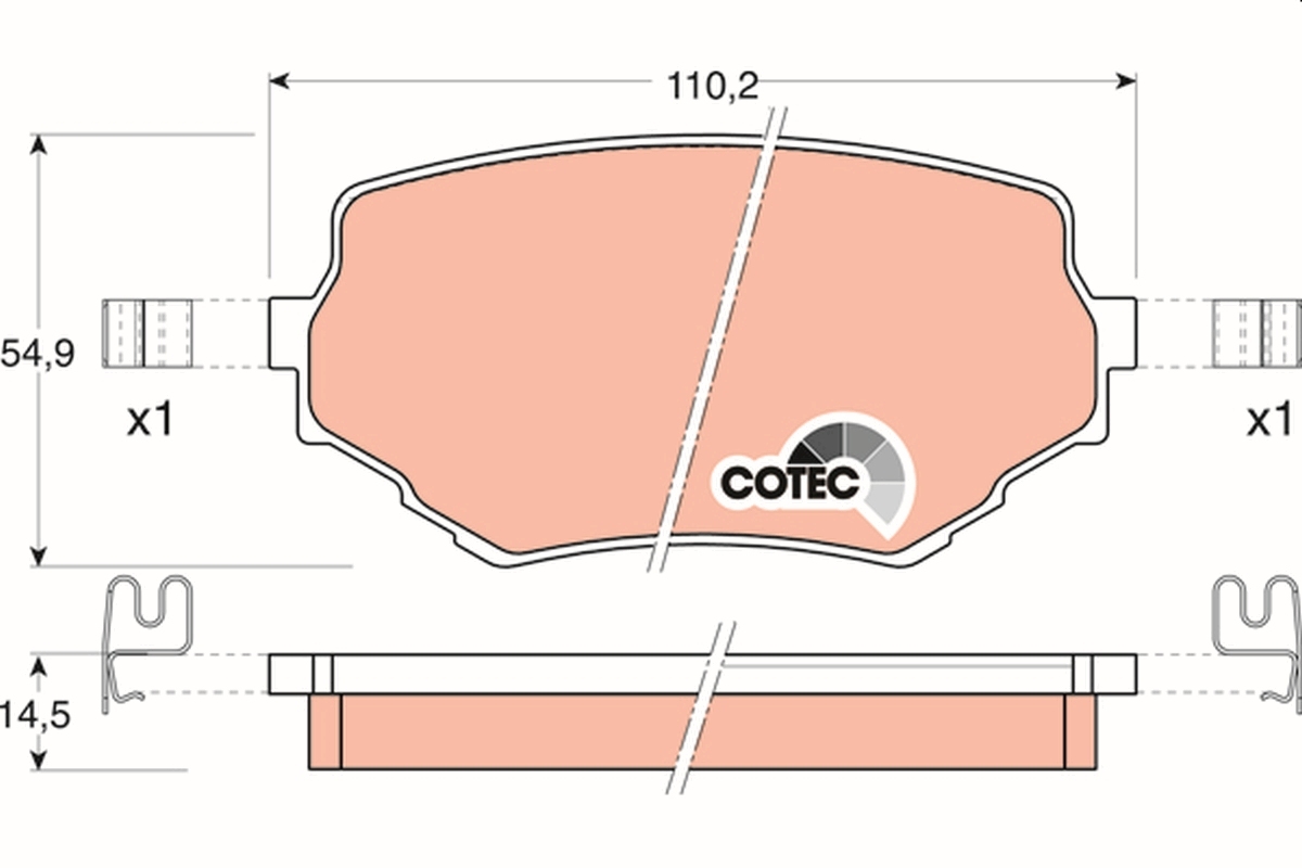 set placute frana,frana disc GDB3132 TRW - Frana disc set placute frana,frana disc GDB3132 TRW - Frana disc