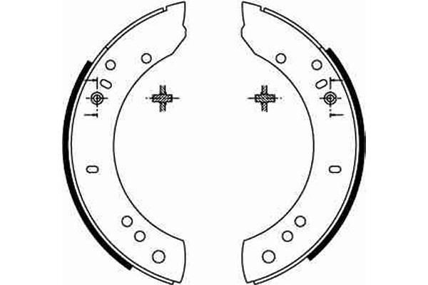 Set saboti frana GS6082 TRW - Material frictiune sabot frana/ sabot frana Set saboti frana GS6082 TRW - Material frictiune sabot frana/ sabot frana