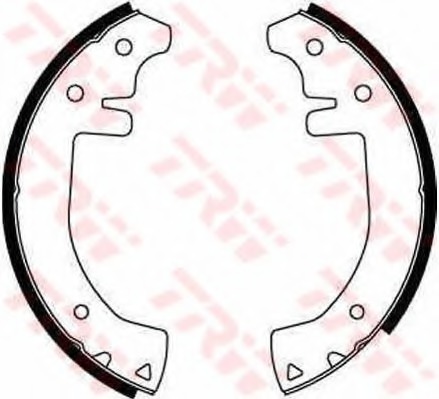Set saboti frana GS8018 TRW Set saboti frana GS8018 TRW