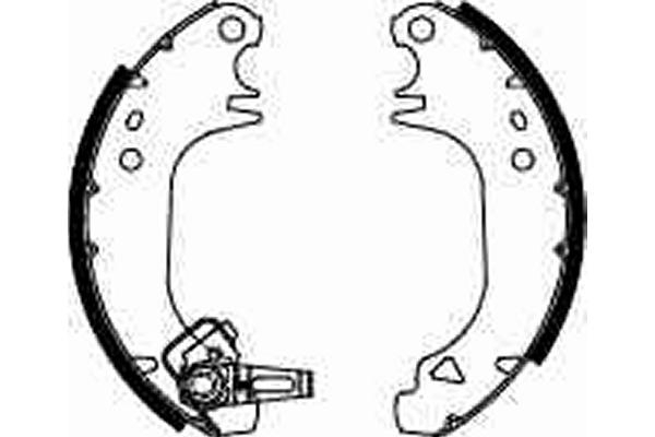 Set saboti frana GS8322 TRW - Frana tambur Set saboti frana GS8322 TRW - Frana tambur