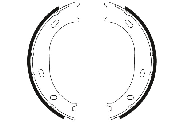 Set saboti frana, frana de mana GS8433 TRW - Frana de mana