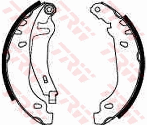 Set saboti frana GS8531 TRW - Frana tambur Set saboti frana GS8531 TRW - Frana tambur