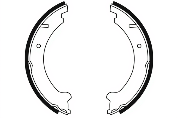Set saboti frana, frana de mana GS8599 TRW - Frana tambur