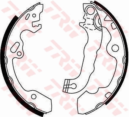 Set saboti frana GS8636 TRW - Material frictiune sabot frana/ sabot frana
