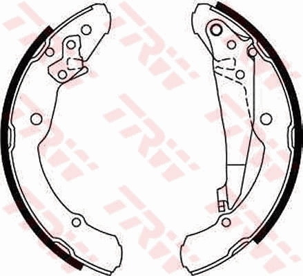 Set saboti frana GS8639 TRW - Material frictiune sabot frana/ sabot frana Set saboti frana GS8639 TRW - Material frictiune sabot frana/ sabot frana