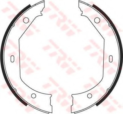 Set saboti frana, frana de mana GS8656 TRW - Frana tambur Set saboti frana, frana de mana GS8656 TRW - Frana tambur