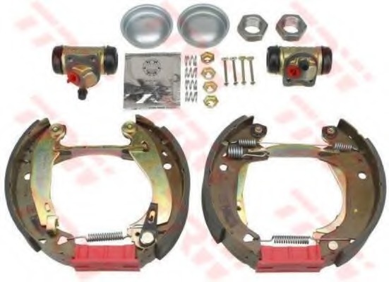 Set saboti frana GSK1016 TRW - Material frictiune sabot frana/ sabot frana