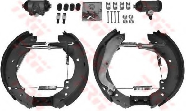 Set saboti frana GSK1029 TRW - Material frictiune sabot frana/ sabot frana