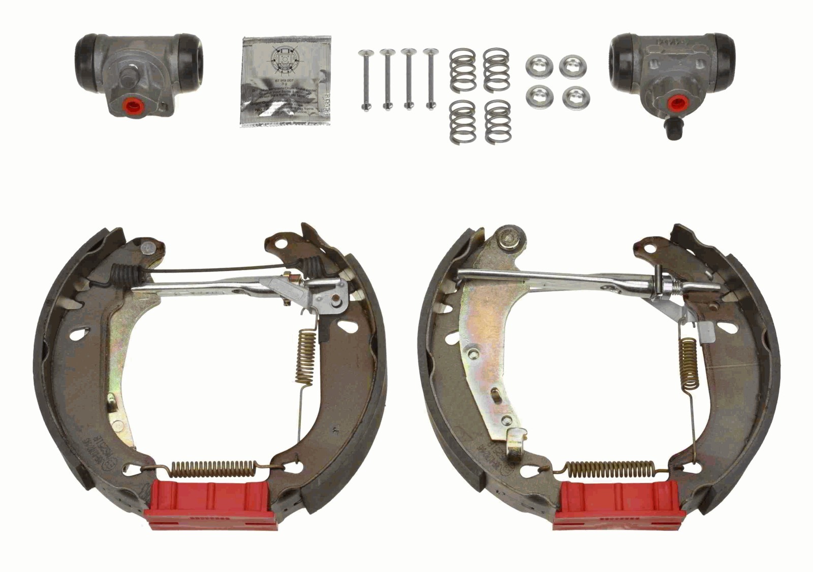 Set saboti frana GSK1070 TRW - Material frictiune sabot frana/ sabot frana Set saboti frana GSK1070 TRW - Material frictiune sabot frana/ sabot frana