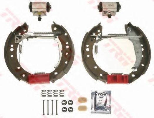 Set saboti frana GSK1076 TRW - Material frictiune sabot frana/ sabot frana Set saboti frana GSK1076 TRW - Material frictiune sabot frana/ sabot frana