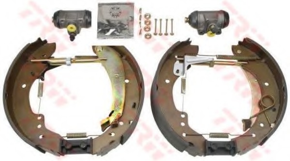 Set saboti frana GSK1220 TRW - Material frictiune sabot frana/ sabot frana