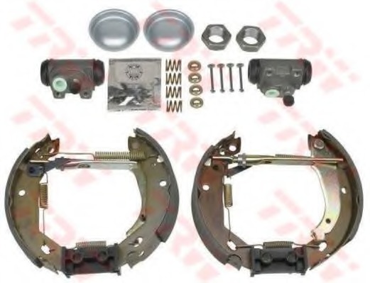 Set saboti frana GSK1241 TRW - Material frictiune sabot frana/ sabot frana Set saboti frana GSK1241 TRW - Material frictiune sabot frana/ sabot frana
