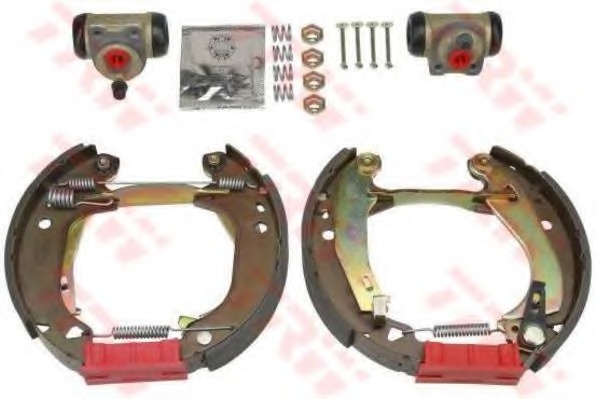 Set saboti frana GSK1249 TRW - Material frictiune sabot frana/ sabot frana