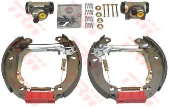 Set saboti frana GSK1260 TRW - Material frictiune sabot frana/ sabot frana Set saboti frana GSK1260 TRW - Material frictiune sabot frana/ sabot frana